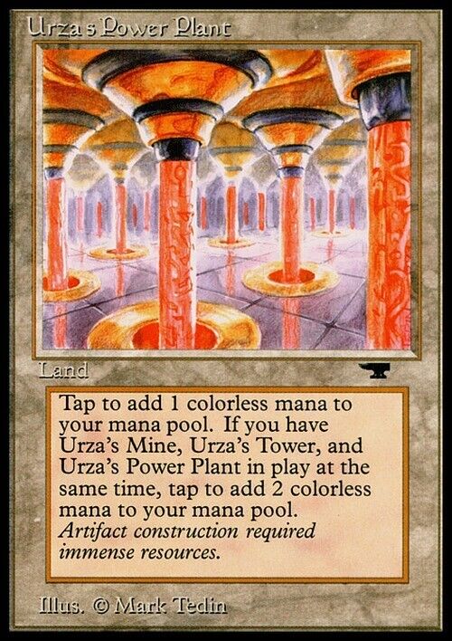 Urza's Power Plant (Version 2) ~ Antiquities [ Excellent ] [ Magic MTG ] - London Magic Traders Limited