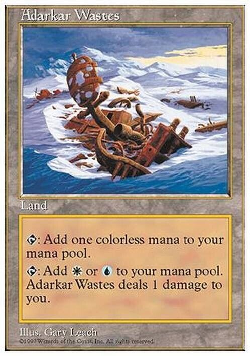 Adarkar Wastes ~ Fifth Edition [ Excellent ] [ Magic MTG ] - London Magic Traders Limited