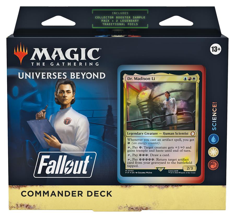 PREORDER ~ Science! Commander Deck ~ Universes Beyond: Fallout ~ MTG Sealed