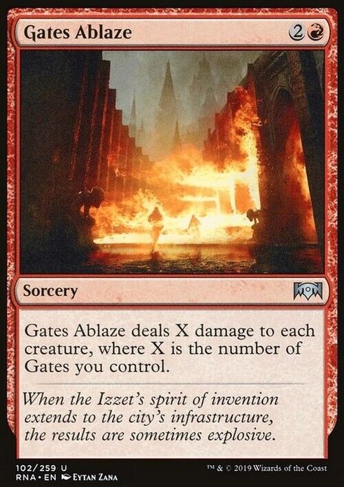 Gates Ablaze ~ Ravnica Allegiance [ Excellent ] [ Magic MTG ] - London Magic Traders Limited