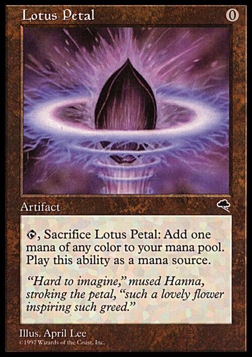 Lotus Petal ~ Tempest [ MODERATELY PLAYED ] [ Magic MTG ] - London Magic Traders Limited