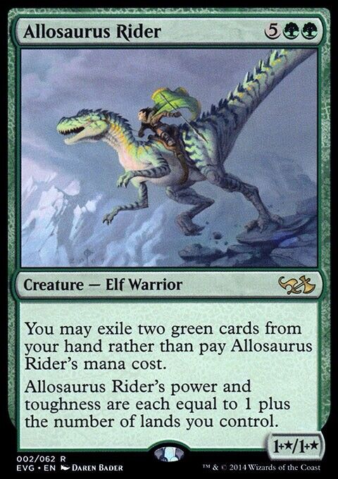 Allosaurus Rider ~ Duel Decks: Anthology [ Excellent ] [ Magic MTG ] - London Magic Traders Limited