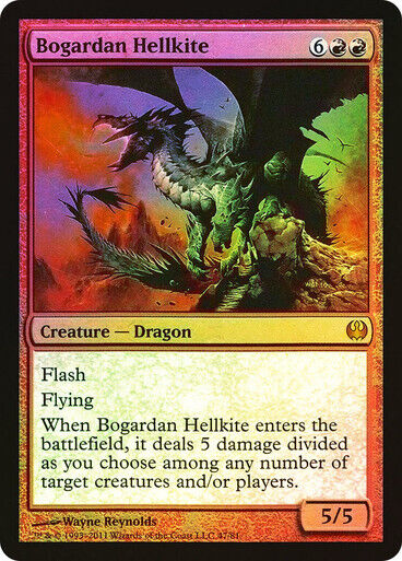 FOIL Bogardan Hellkite ~ Duel Decks [ Excellent ] [ Magic MTG ] - London Magic Traders Limited