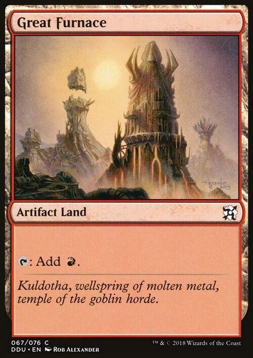 Great Furnace ~ Duel Decks [ Excellent ] [ Magic MTG ] - London Magic Traders Limited