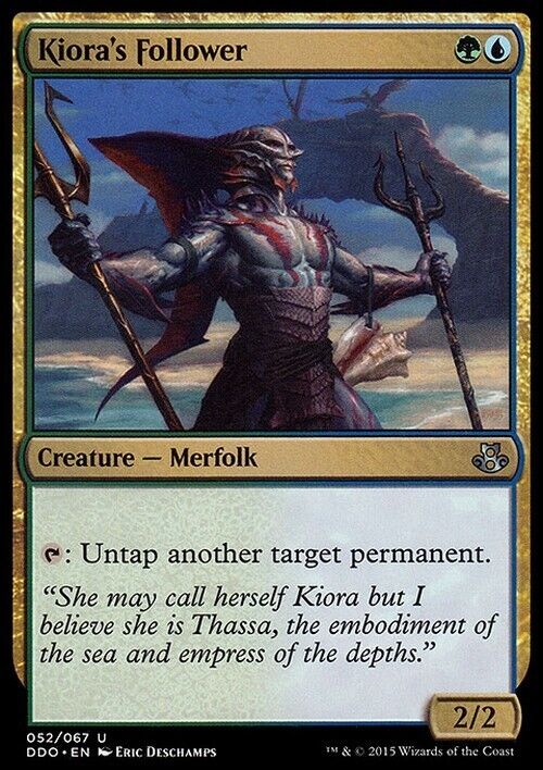 Kiora's Follower ~ Duel Decks [ Excellent ] [ Magic MTG ] - London Magic Traders Limited