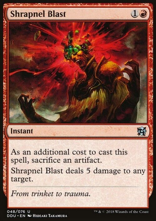 Shrapnel Blast ~ Duel Decks [ Excellent ] [ Magic MTG ] - London Magic Traders Limited