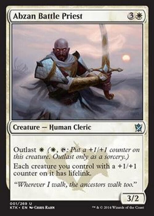 Abzan Battle Priest ~ Khans of Tarkir [ Excellent ] [ Magic MTG ] - London Magic Traders Limited