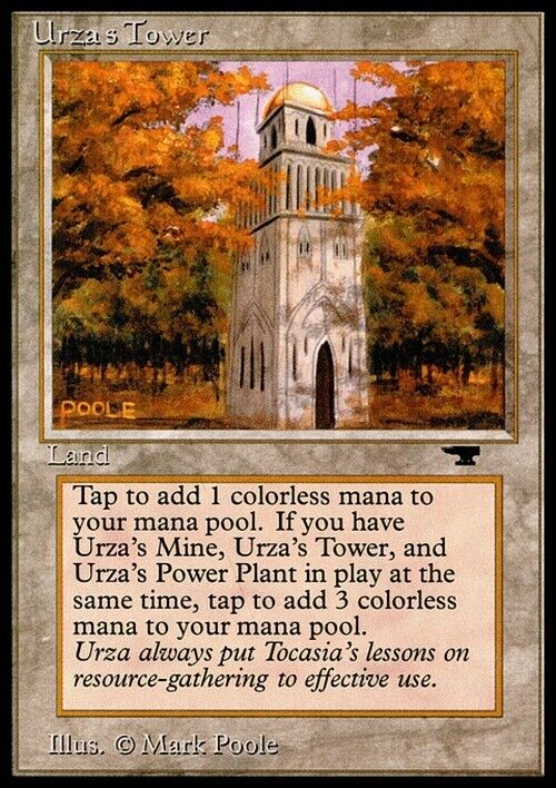 Urza's Tower (Version 1) ~ Antiquities [ Excellent ] [ Magic MTG ] - London Magic Traders Limited