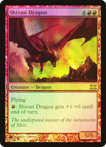 FOIL Shivan Dragon ~ From the Vault [ NearMint ] [ Magic MTG ] - London Magic Traders Limited