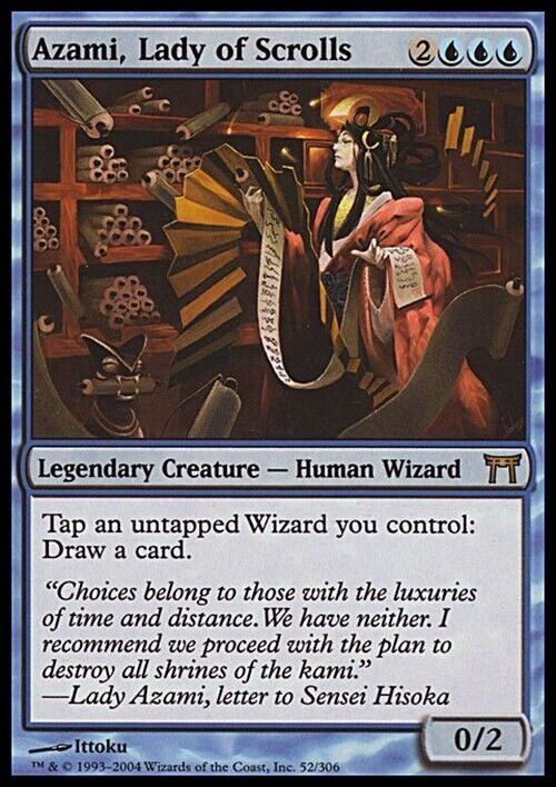Azami, Lady of Scrolls ~ Champions of Kamigawa [ Excellent ] [ Magic MTG ] - London Magic Traders Limited