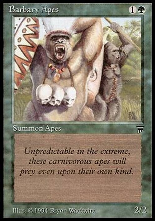 Barbary Apes ~ Legends [ Excellent ] [ Magic MTG ] - London Magic Traders Limited