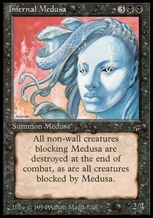 Infernal Medusa ~ Legends [ Excellent ] [ Magic MTG ] - London Magic Traders Limited