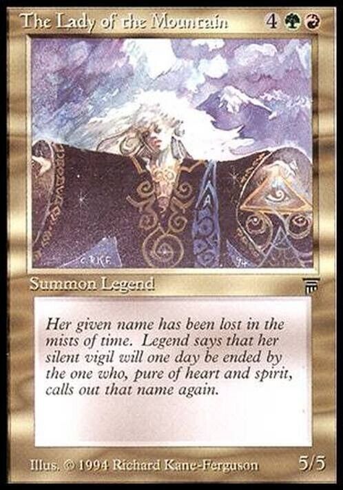 The Lady of the Mountain ~ Legends [ Excellent ] [ Magic MTG ] - London Magic Traders Limited
