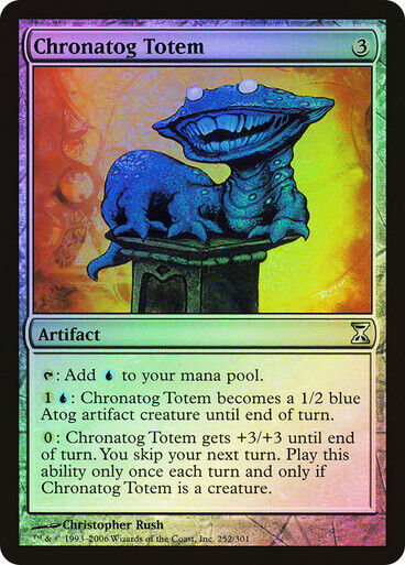 FOIL Chronatog Totem ~ Time Spiral [ Excellent ] [ Magic MTG ] - London Magic Traders Limited