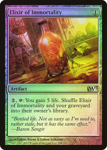 FOIL Elixir of Immortality ~ Magic 2013 [ MODERATELY PLAYED ] [ Magic MTG ] - London Magic Traders Limited