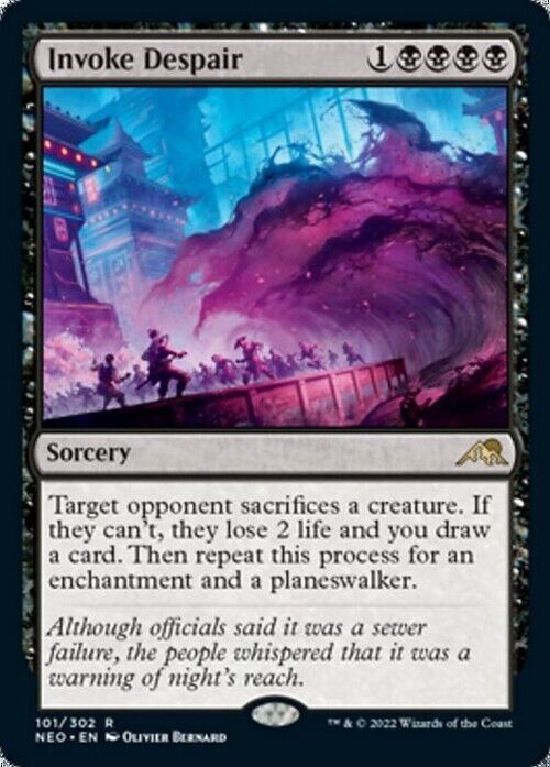 Invoke Despair ~ Kamigawa: Neon Dynasty [ NearMint ] [ Magic MTG ] - London Magic Traders Limited