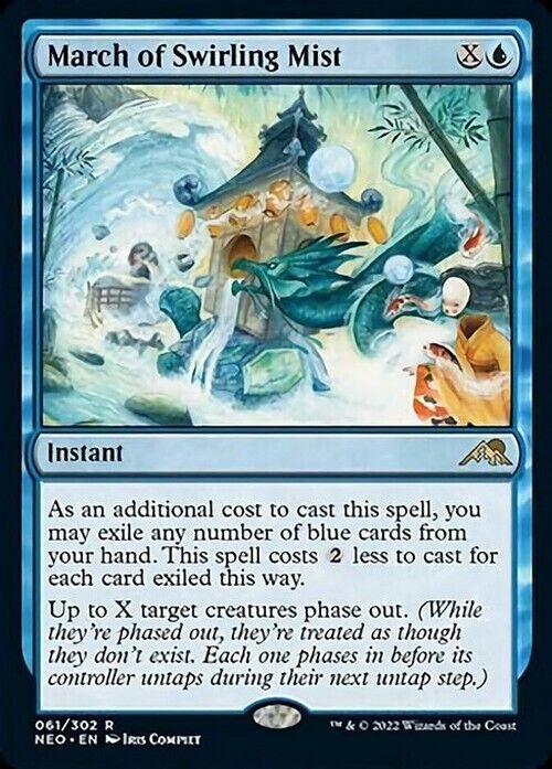 March of Swirling Mist ~ Kamigawa: Neon Dynasty [ NM ] [ Magic MTG ] - London Magic Traders Limited