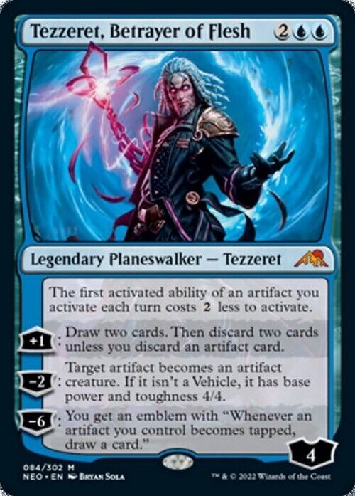 Tezzeret, Betrayer of Flesh ~ Kamigawa: Neon Dynasty [ NearMint ] [ Magic MTG ] - London Magic Traders Limited