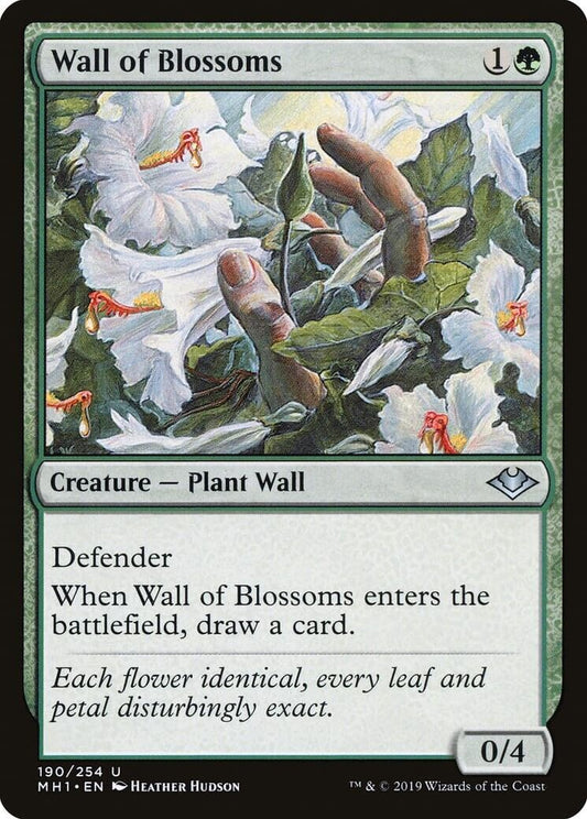 Wall of Blossoms ~ Modern Horizons [ NearMint ] [ Magic MTG ] - London Magic Traders Limited
