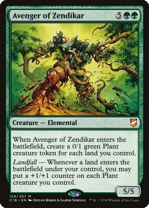 Avenger of Zendikar ~ Commander 2018 [ NearMint ] [ Magic MTG ] - London Magic Traders Limited