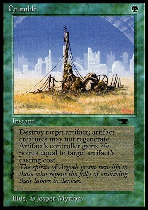 Crumble ~ Antiquities [ Excellent ] [ Magic MTG ] - London Magic Traders Limited