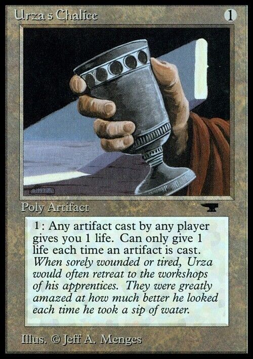 Urza's Chalice ~ Antiquities [ Excellent ] [ Magic MTG ] - London Magic Traders Limited