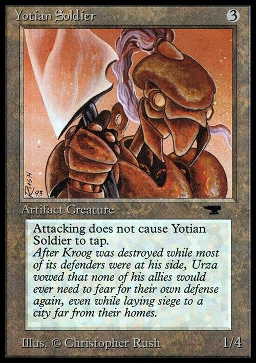 Yotian Soldier ~ Antiquities [ Excellent ] [ Magic MTG ] - London Magic Traders Limited