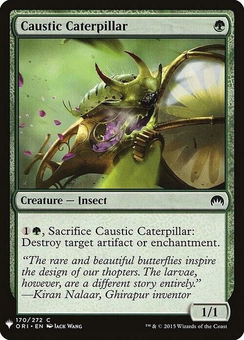 Caustic Caterpillar ~ Mystery Booster [ NearMint ] [ Magic MTG ] - London Magic Traders Limited