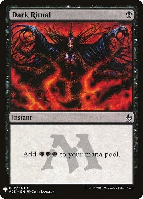 Dark Ritual ~ Mystery Booster [ NearMint ] [ Magic MTG ] - London Magic Traders Limited