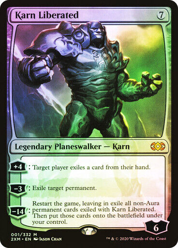 FOIL Karn Liberated ~ Double Masters [ NearMint ] [ Magic MTG ] - London Magic Traders Limited