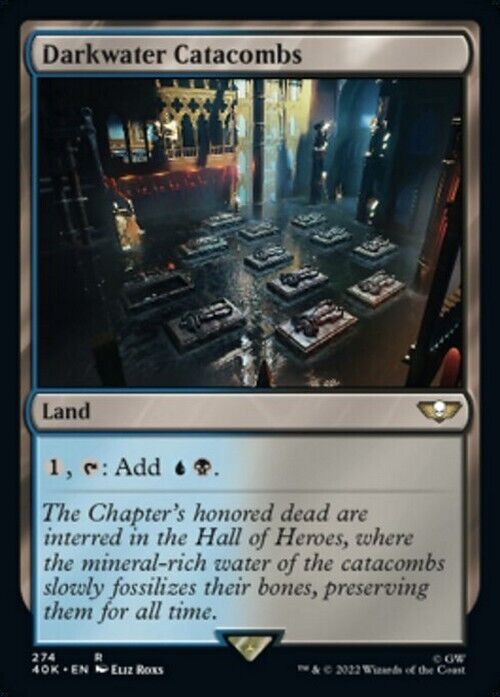 Darkwater Catacombs ~ Commander: Warhammer 40,000 [ NearMint ] [ Magic MTG ] - London Magic Traders Limited