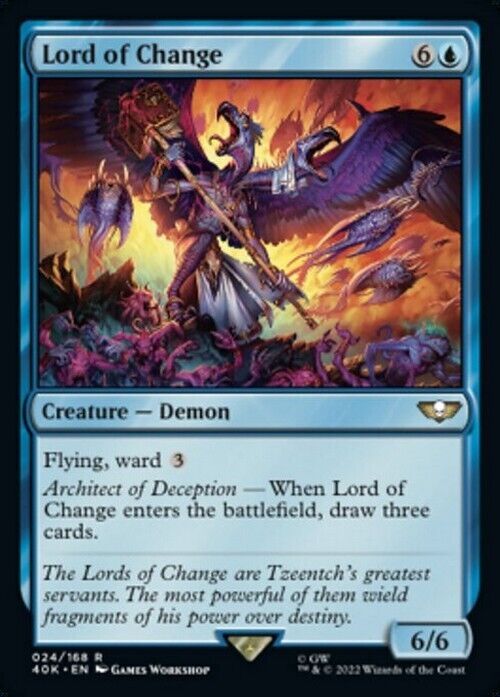 Lord of Change ~ Commander: Warhammer 40,000 [ NearMint ] [ Magic MTG ] - London Magic Traders Limited