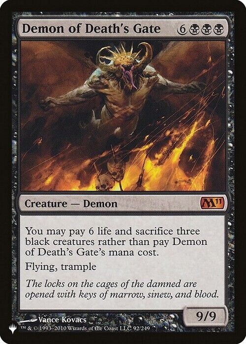 Demon of Death's Gate ~ The List [ NearMint ] [ Magic MTG ] - London Magic Traders Limited