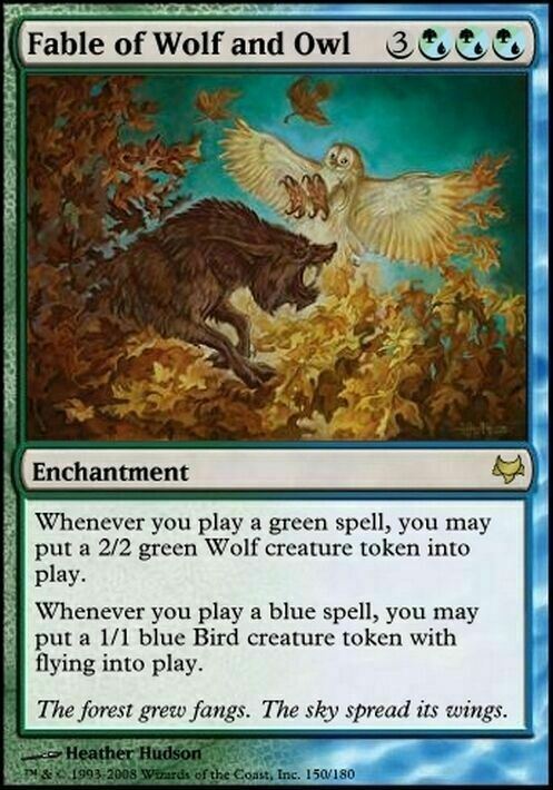 Fable of Wolf and Owl ~ Eventide [ Excellent ] [ Magic MTG ]