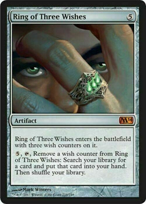 Ring of Three Wishes ~ Magic 2014 [ Excellent ] [ Magic MTG ]