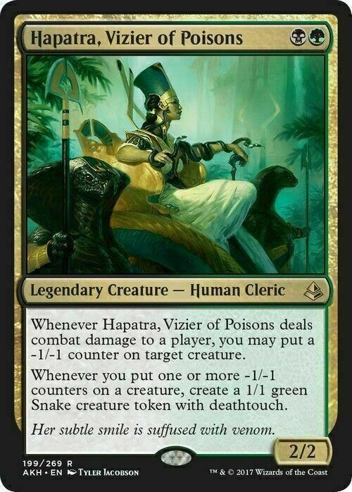 Hapatra, Vizier of Poisons ~ Amonkhet [ Excellent ] [ Magic MTG ] - London Magic Traders Limited