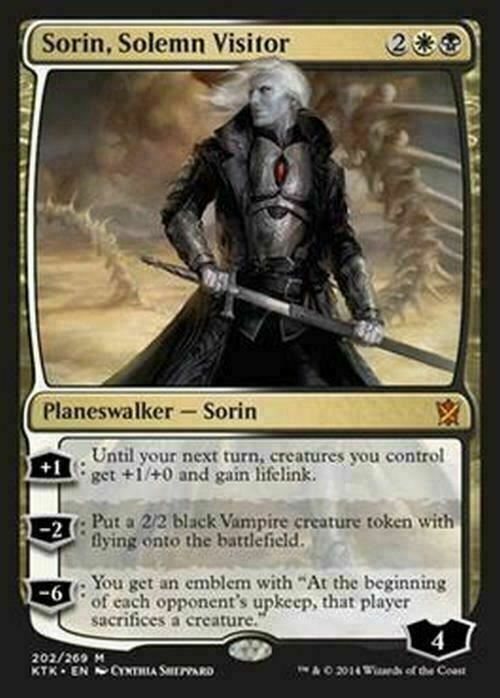 Sorin, Solemn Visitor ~ Khans of Tarkir [ Excellent ] [ Magic MTG ] - London Magic Traders Limited