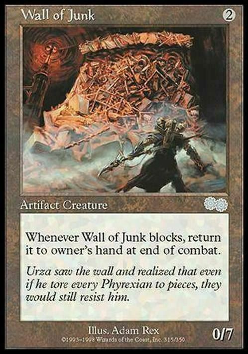 Wall of Junk ~ Urza's Saga [ Excellent ] [ Magic MTG ] - London Magic Traders Limited