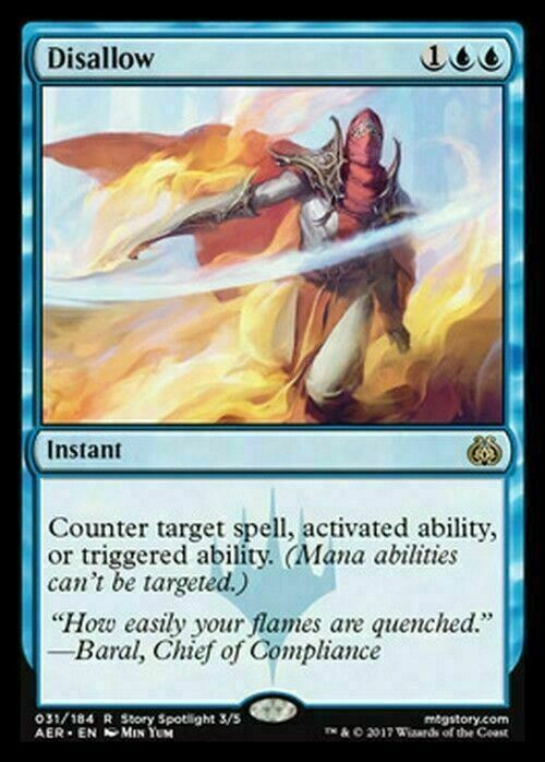 Disallow ~ Aether Revolt [ Excellent ] [ Magic MTG ] - London Magic Traders Limited