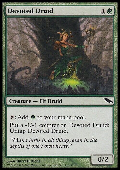 Devoted Druid ~ Shadowmoor [ Excellent ] [ Magic MTG ] - London Magic Traders Limited