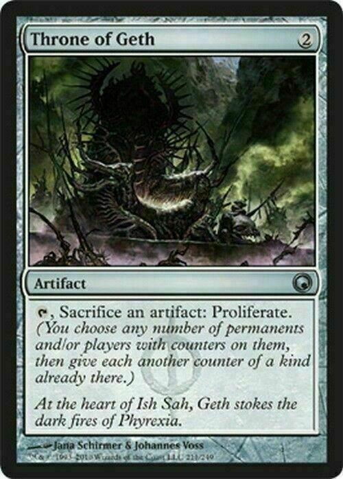 Throne of Geth ~ Scars of Mirrodin [ Excellent ] [ Magic MTG ] - London Magic Traders Limited