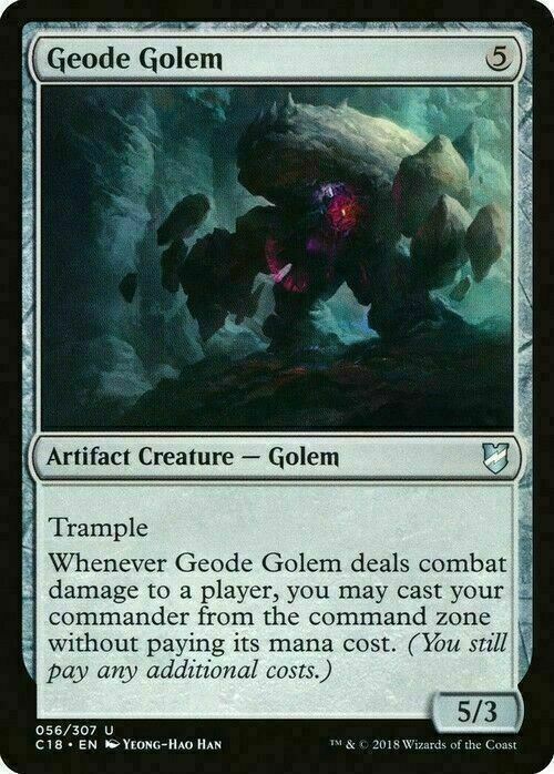 Geode Golem ~ Commander 2018 [ NearMint ] [ Magic MTG ] - London Magic Traders Limited