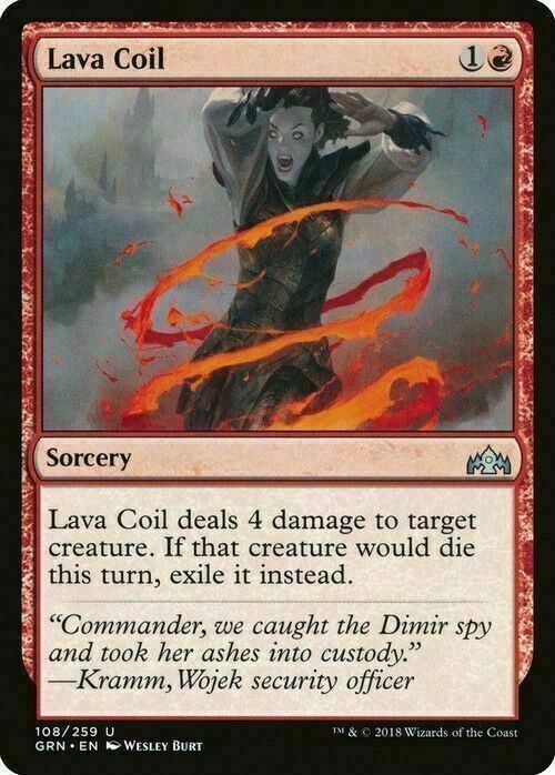 Lava Coil ~ Guilds of Ravnica [ NearMint ] [ Magic MTG ] - London Magic Traders Limited