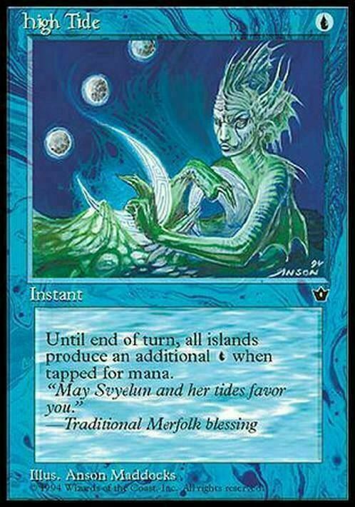 High Tide (Version 2) ~ Fallen Empires [ Excellent ] [ Magic MTG ] - London Magic Traders Limited