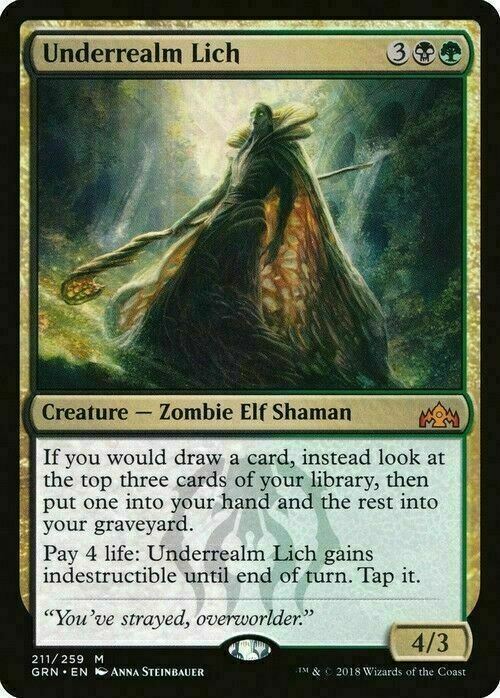 Underrealm Lich ~ Guilds of Ravnica [ Excellent ] [ Magic MTG ] - London Magic Traders Limited