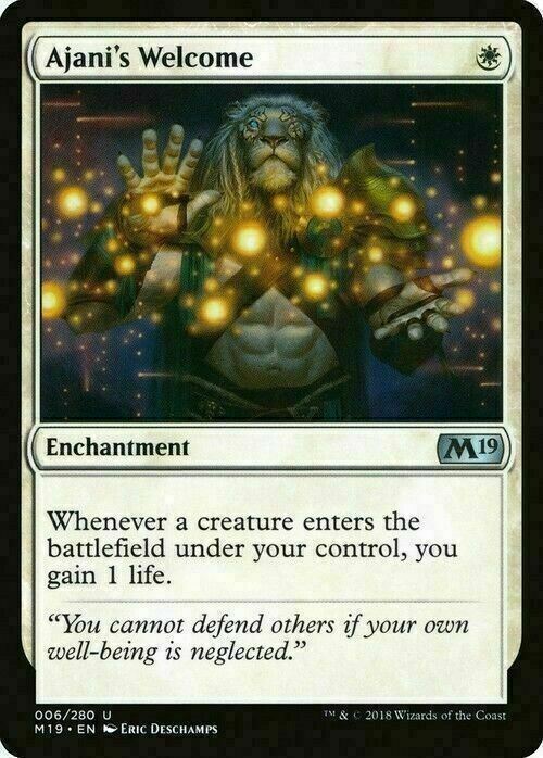 Ajani's Welcome ~ Core 2019 [ Excellent ] [ Magic MTG ] - London Magic Traders Limited