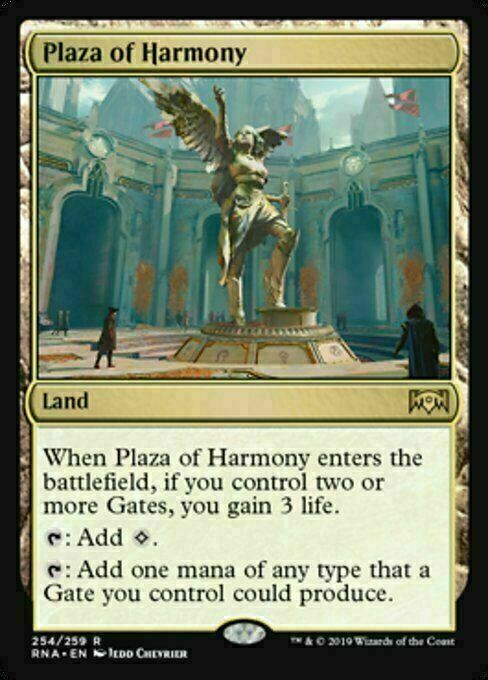 Plaza of Harmony ~ Ravnica Allegiance [ Excellent ] [ Magic MTG ] - London Magic Traders Limited