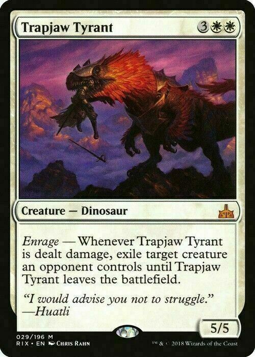 Trapjaw Tyrant ~ Rivals of Ixalan [ Excellent ] [ Magic MTG ] - London Magic Traders Limited