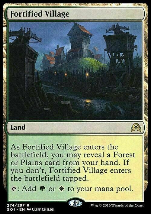 Fortified Village ~ Shadows over Innistrad [ Excellent ] [ Magic MTG ] - London Magic Traders Limited