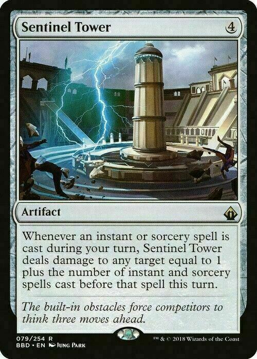 Sentinel Tower ~ Battlebond [ NearMint ] [ Magic MTG ] - London Magic Traders Limited